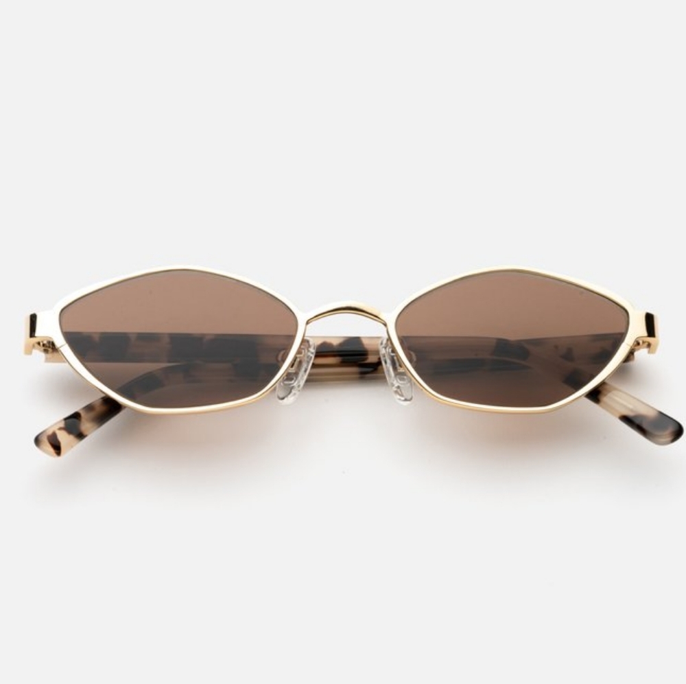 Lu Goldie Skinny Sunglasses